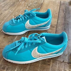 Nike Swoosh Bling Sneakers -Never Worn